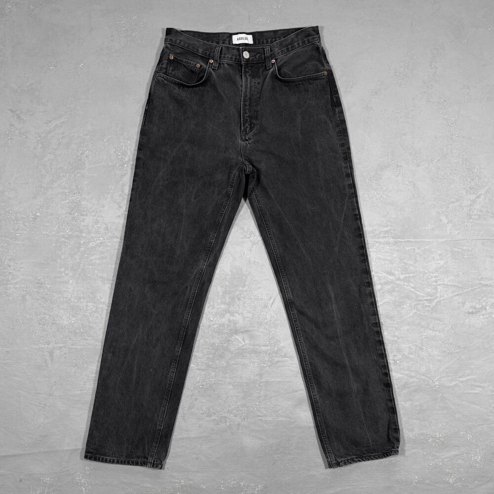 AGOLDE  Waldon Faded Black Classic Fit Jeans Size 31